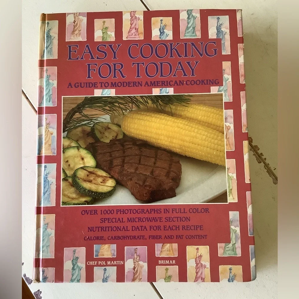 Large 601 Pages Vintage Easy Cooking For Today Cookbook 1986